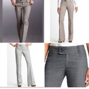Banana Republic Women's Classic Gray Flare Trousers Size 6